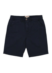 Bermudas azules clásicas de algodón