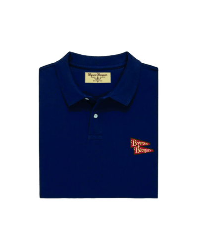 Polo naútico bandera azul navy