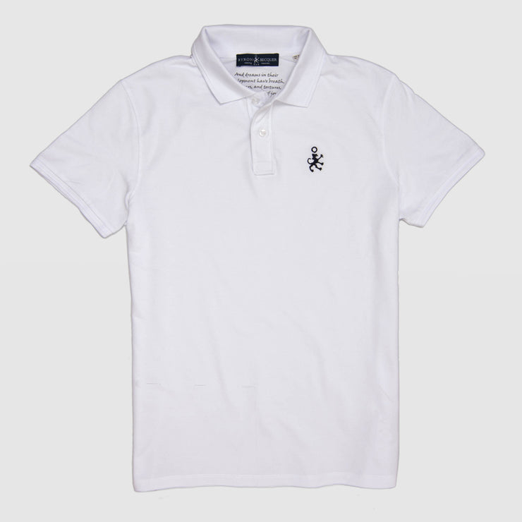 Polo Letters. blanco