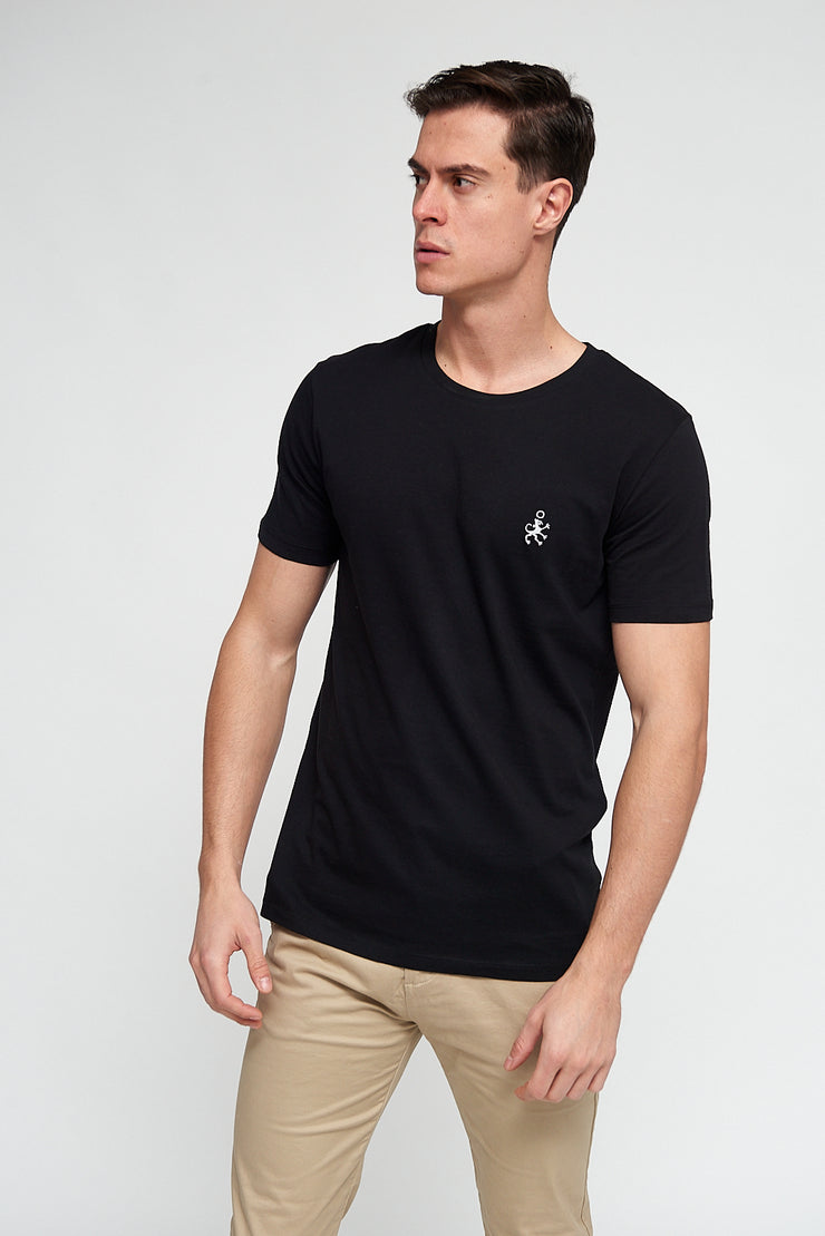 Camiseta Byron Negro/Plata