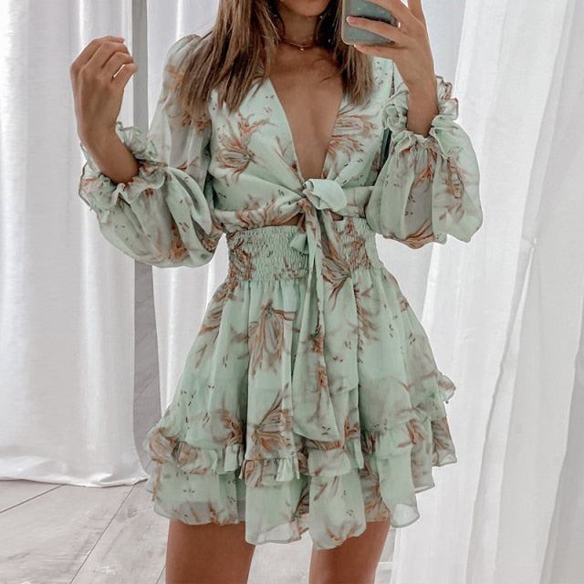 Vestido Enriqueta pétalos